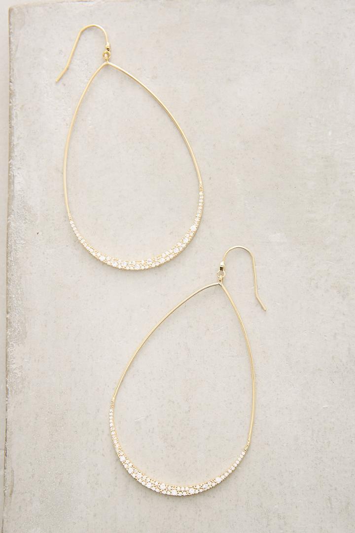 Anthropologie Teardrop Hoops