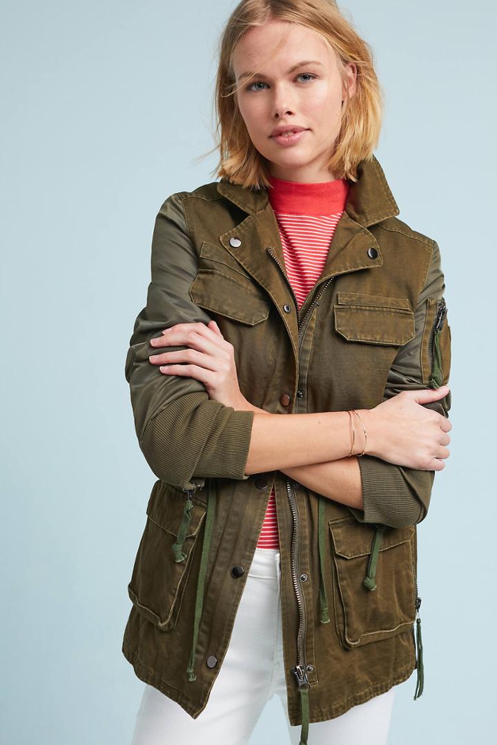Anthropologie Doma Army Anorak