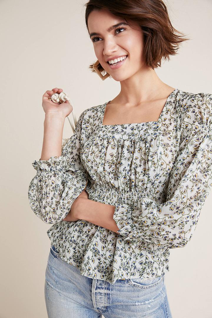 Ranna Gill Lutyens Floral Blouse