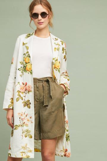 Payal Pratap Floral Longline Blazer