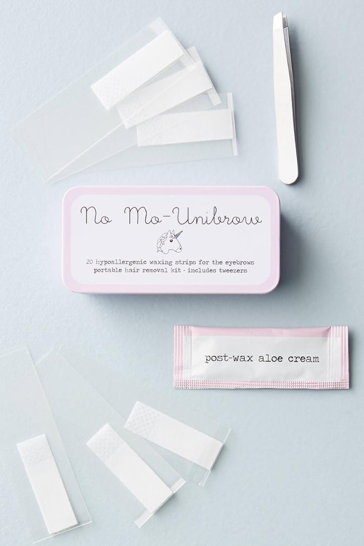 No Mo-stache No Mo-unibrow Portable Brow Waxing Kit
