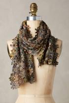 Sophie Digard Pieced Flowers Wool Scarf