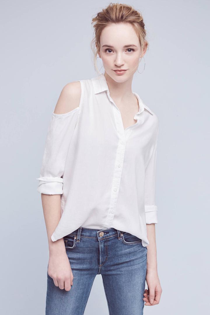 Cloth & Stone Regan Open-shoulder Buttondown
