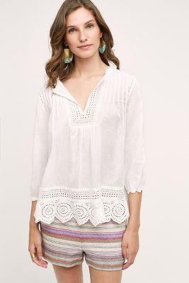 Ranna Gill Eden Eyelet Top