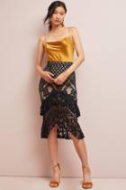 Current Air Debonair Lace Pencil Skirt
