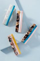 Anthropologie Colorblocked Hair Clip Set