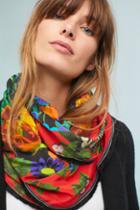 Coy Forget Me Not Silk Scarf