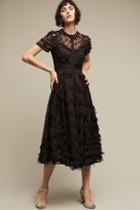 Byron Lars Beauty Mark Cabernet Embellished Dress