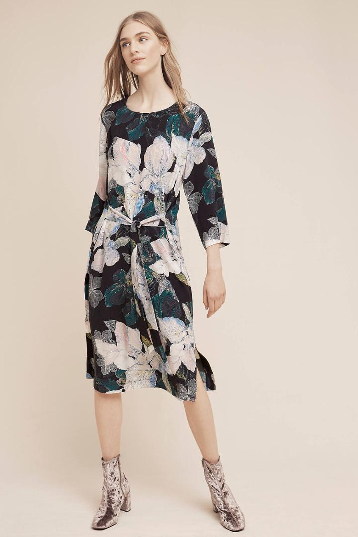 Kachel Giacinta Silk Midi Dress