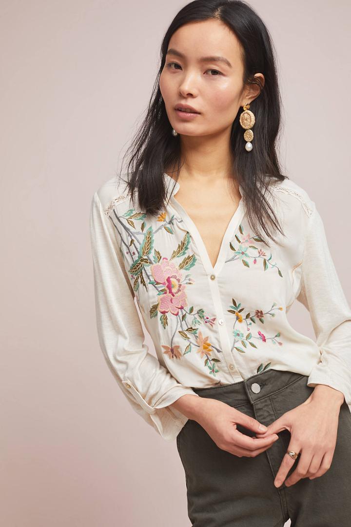 Tiny Eden Embroidered Top
