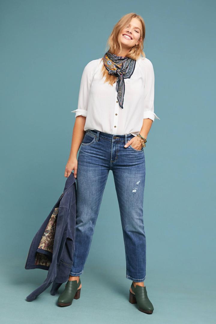 Wrangler Boyfriend High-rise Straight Jeans