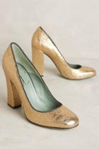 Paola D'arcano Selby Pumps Gold