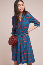 52 Conversations By Anthropologie Colloquial Long-sleeved Shirtdress