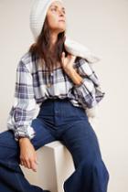 Cloth & Stone Glacier Plaid Blouse