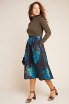 Maeve Ronette Jacquard Midi Skirt