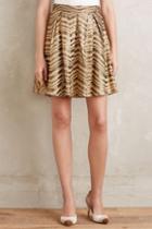 Korovilas Gilded Chevron Skirt