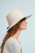 Lola Hats Leather-trimmed Rancher
