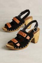 Kelsi Dagger Ben Suede Clogs Black