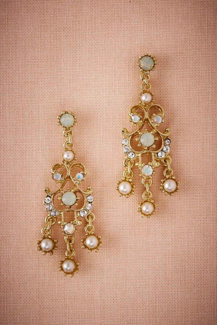 Anthropologie Brissa Chandelier Earrings