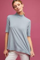 T.la Woven Mock Neck Pullover