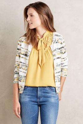 Moth Array Zip-front Cardigan