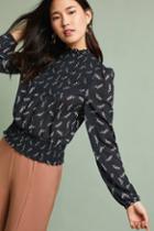 Anthropologie Lianna Floral Blouse