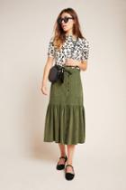 Amadi Sage Utility Midi Skirt