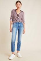 Mother The Rascal Mid-rise Ankle Fray Jeans