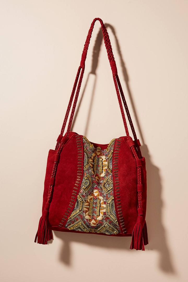 Anthropologie Sedona Striped Hobo Bag