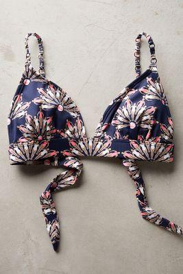 Ondademar Starflower Top Blue Motif