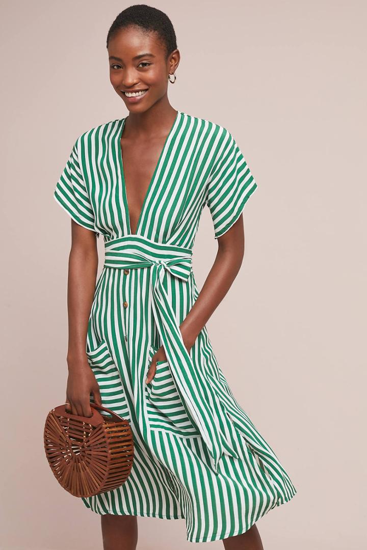 Faithfull Nancy Striped Shirtdress