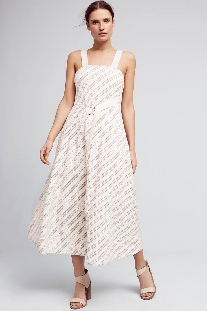 Moon River Flynn Striped Dress