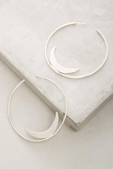 Amanda Hunt Crescent Moon Hoops