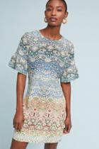 Kachel Autumn Rain Silk Dress
