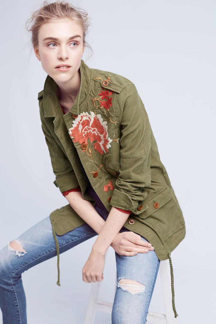 Hei Hei Embroidered Field Jacket