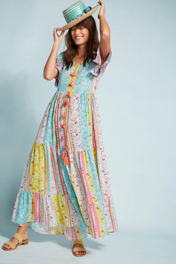 Taj By Sabrina Crippa Monterey Tasseled Dress