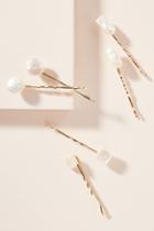 Anthropologie Carissa Pearl Bobby Pin Set