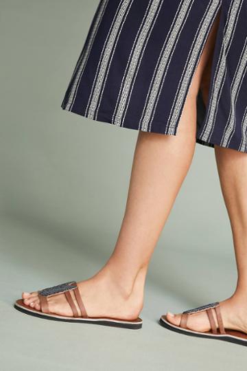 Seeded Hand Sown Iris Arrowhead Sandals