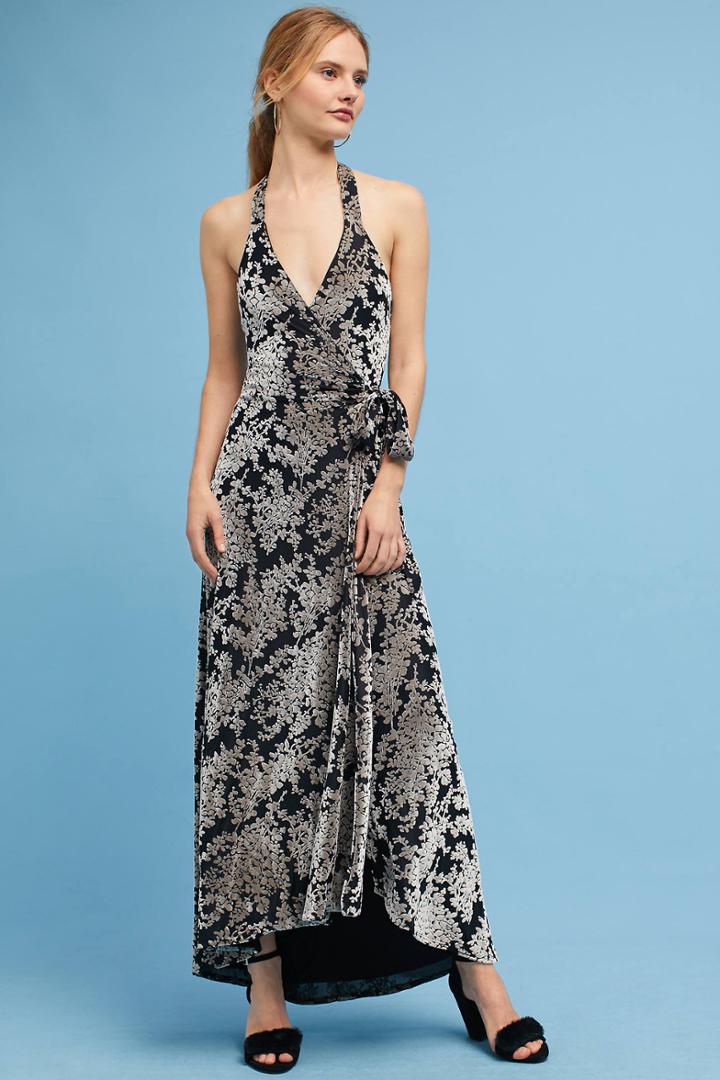 Dress The Population Erica Velvet Maxi Dress
