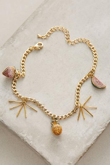 Noir Tropical Fruits Ankle Bracelet