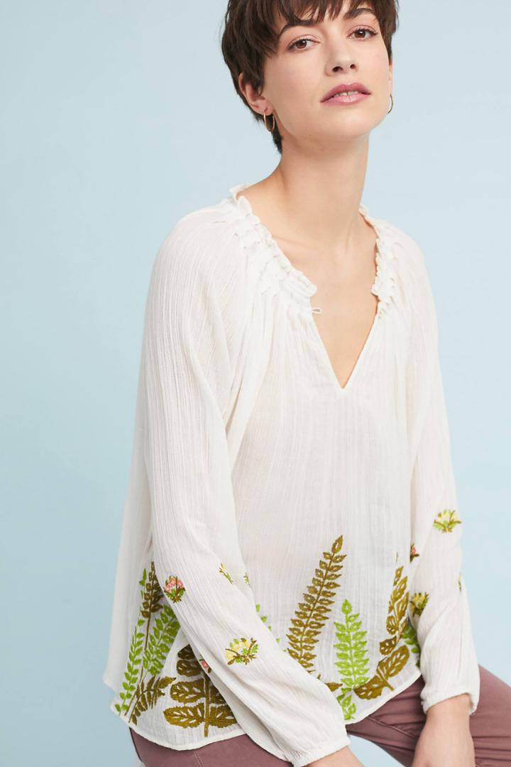 Ranna Gill Botanical Peasant Top