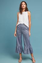 Ett:twa Ruffled Chambray Trousers