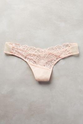 Josie By Natori Bardot Ivoire Thong Rose