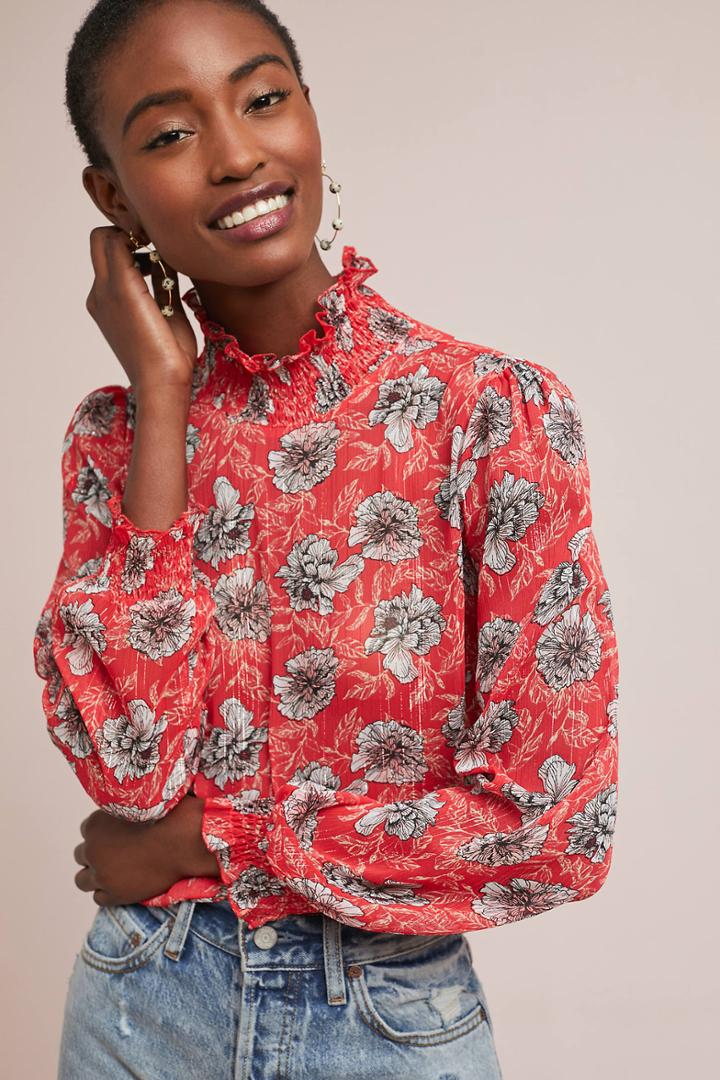 Meadow Rue Innisfree Floral Blouse