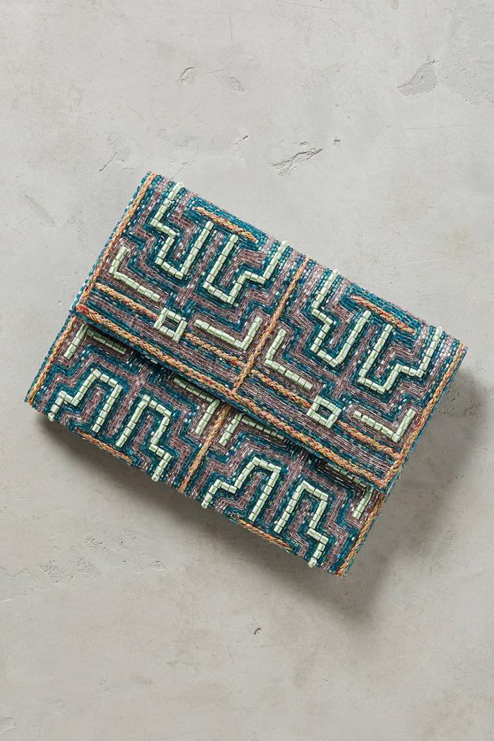 Anthropologie Tidal Maze Clutch