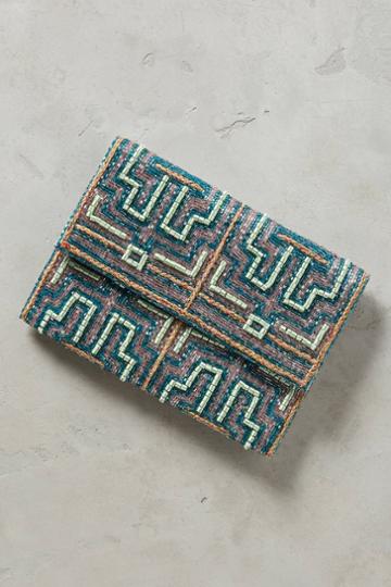 Anthropologie Tidal Maze Clutch