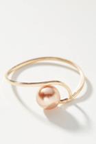 Anthropologie By Boe Swarovski Pearl Ring