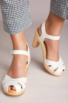 Swedish Hasbeens Suzanne Heeled Clogs