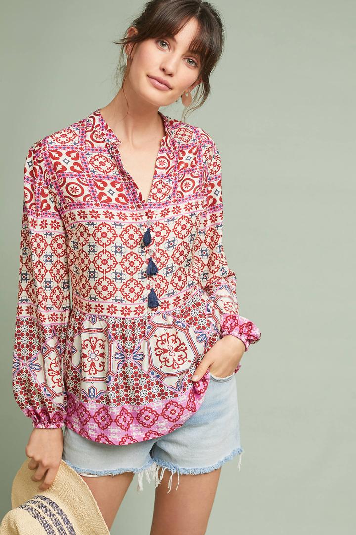 Payal Pratap Jimena Peasant Top