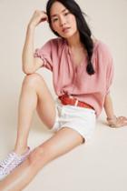 Velvet By Graham & Spencer Paulina Puff-sleeved Blouse